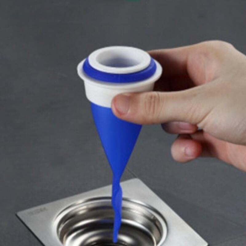 Silicone Drain Trap Odor Bug Toilet Bathroom Drain