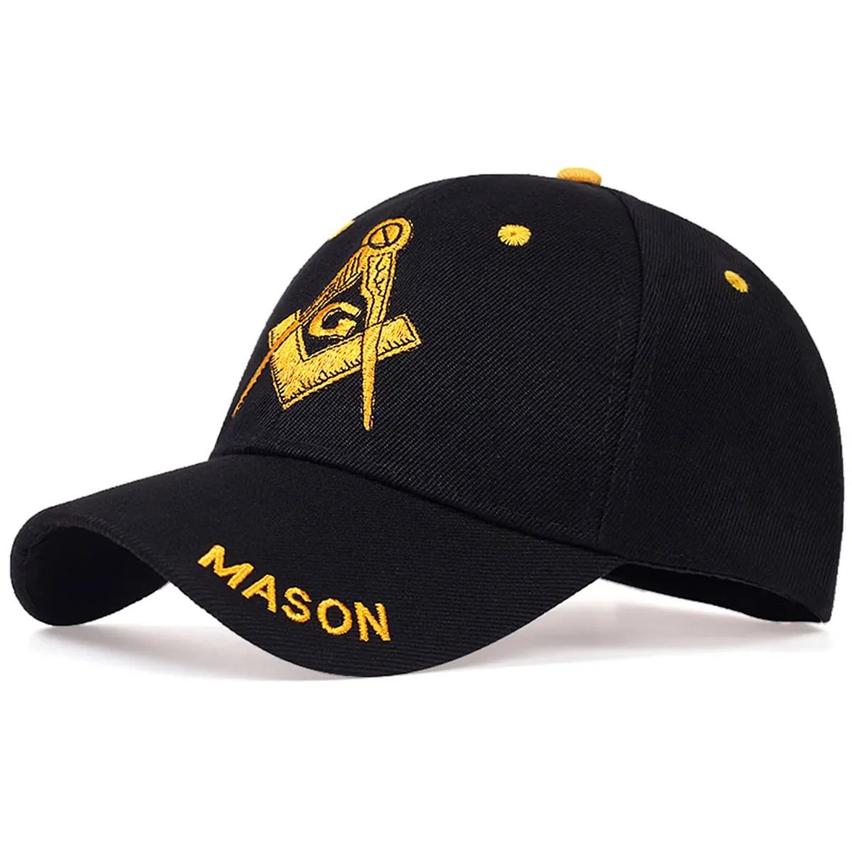 

Unisex AVG Brim MASON Embroidery Baseball Caps Spring Autumn Outdoor Adjustable Casual Hats Sunscreen Hat чёрный