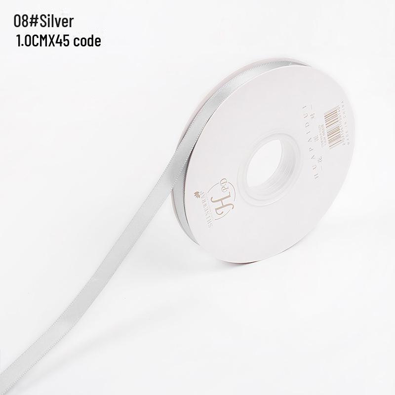 Bright Polyester Ribbon for Flower Packaging and DIY Gifts