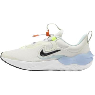 Run Flow Slip Resistant Cushioning With Rebound And Breathability Low Top Kids' Running Shoes White Sneakers HV1803-101