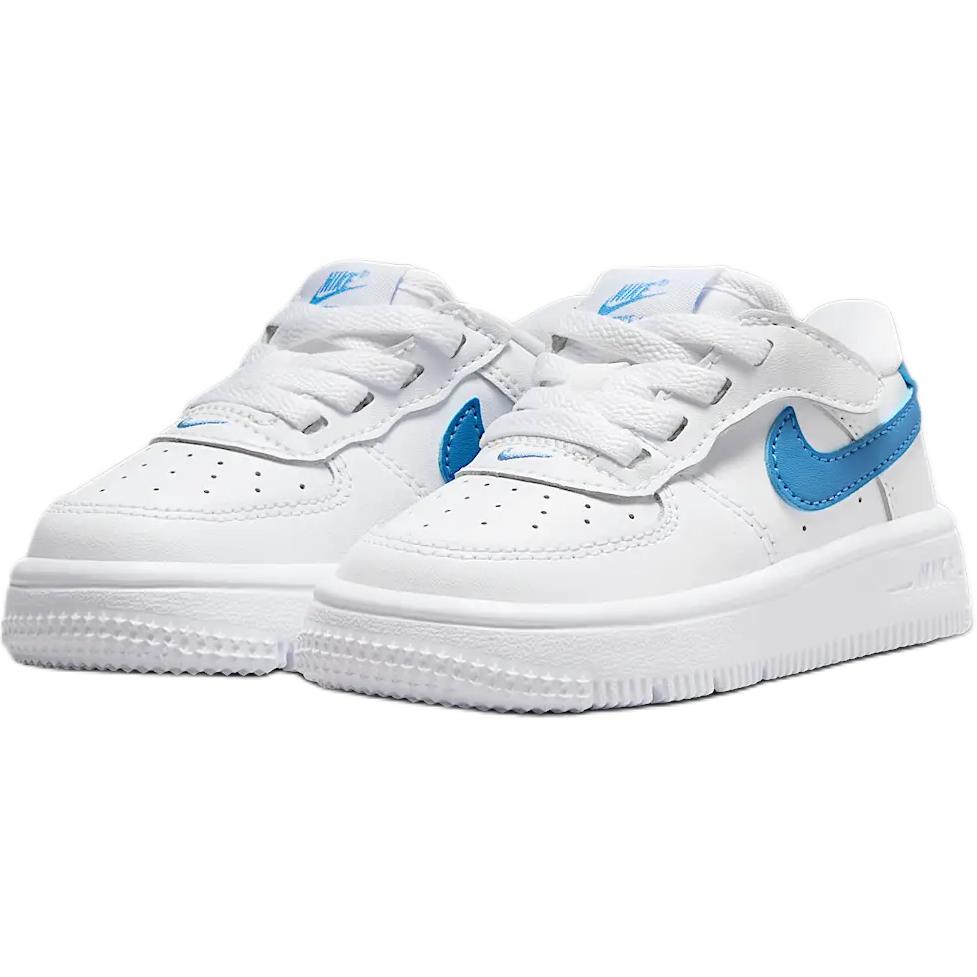 New Nike Air Force 1 Slip Resistant Shock Absorbers Low Top Toddler Shoes White Infant And Toddler FN0236-115