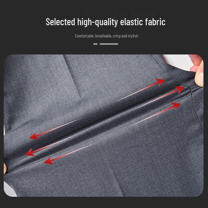 Trueman Unisex Elastic Wrinkle-Free Suit Pants