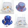 Kids Cartoon Fish Mesh Sun Hat With Breathable Cotton For Summer Outdoor Play