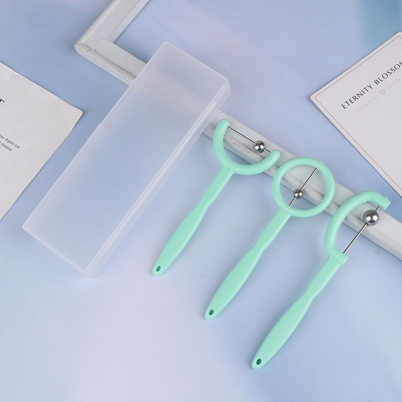 3Pcs Kids Tongue Tip Exercise Tool Tongue Tip Lateralization Tools Oral Muscle Training Autism Speech Therapy Talk Tool Kits