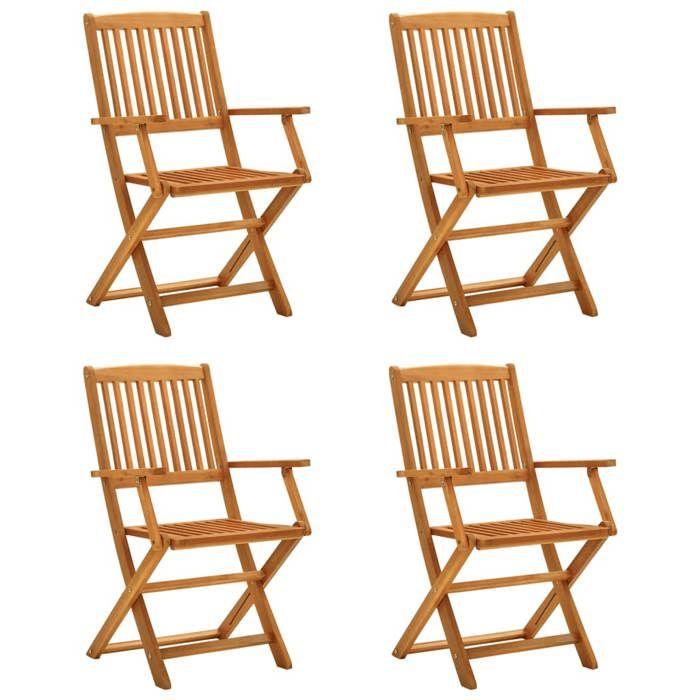 VidaXL Ensemble à Manger de Jardin 5 pcs, Chaises et Table à Dîner, Meubles de Terrasse Patio Extérieur, Rétro, Bois 3203352