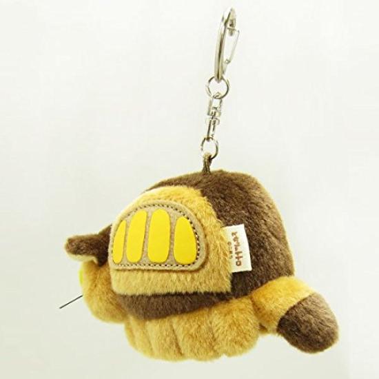 Studio Ghibli My Neighbor Totoro Fluffy Keychain Catbus 9cm In Length - -