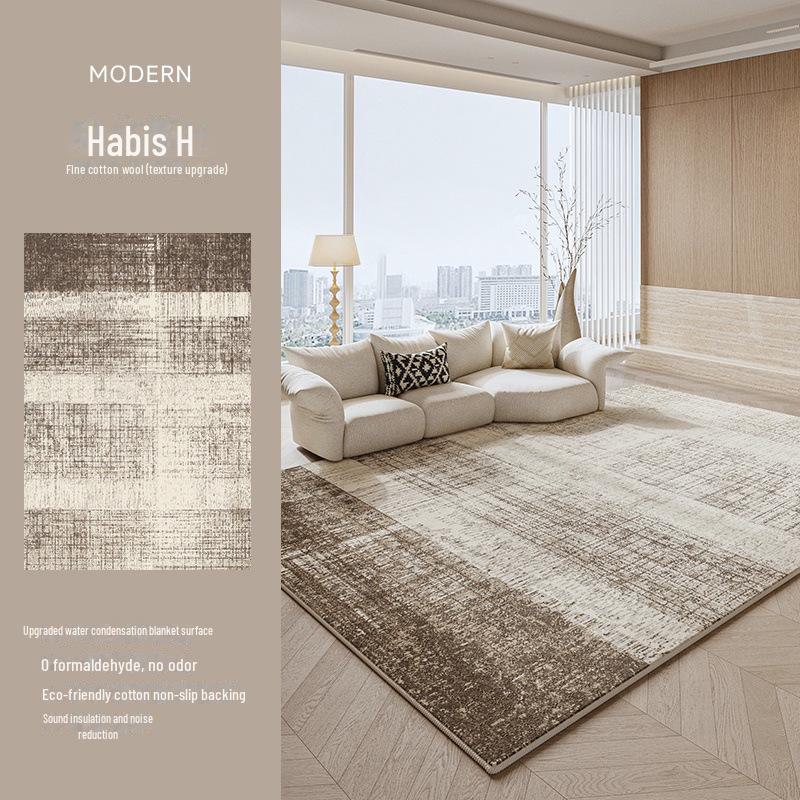 2024 Italian Minimalist Waterproof Carpet: Dirt-Resistant, Easy-Care Luxury for Living Room or Bedroom