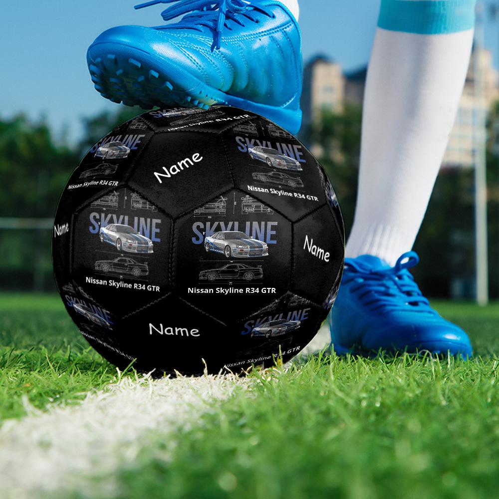 Custom Name Racing Theme Size 5 Soccer Ball, Suitable for Both Indoor and Outdoor Matches, a Gift Suitable for Everyone.