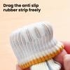 4Pcs Chair Leg Covers Cartoon Paw Pattern Elastic Knitting Chair Floor Protector Wood Tile Marble Floors No-scratch Non-Slip Chair Foot Covers