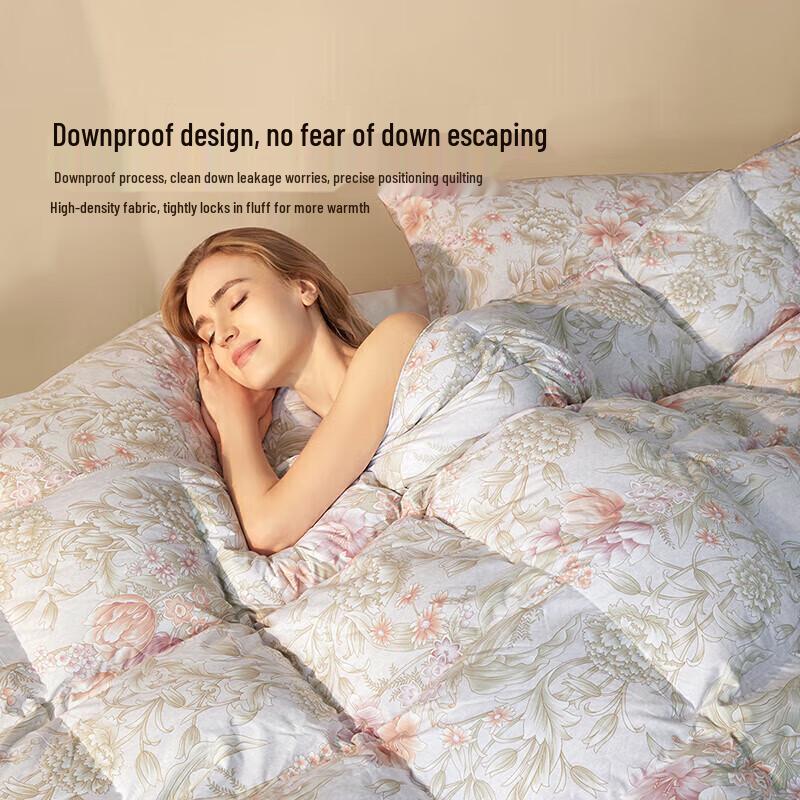 Mercury Home Textiles 95% White Goose Down Winter Duvet