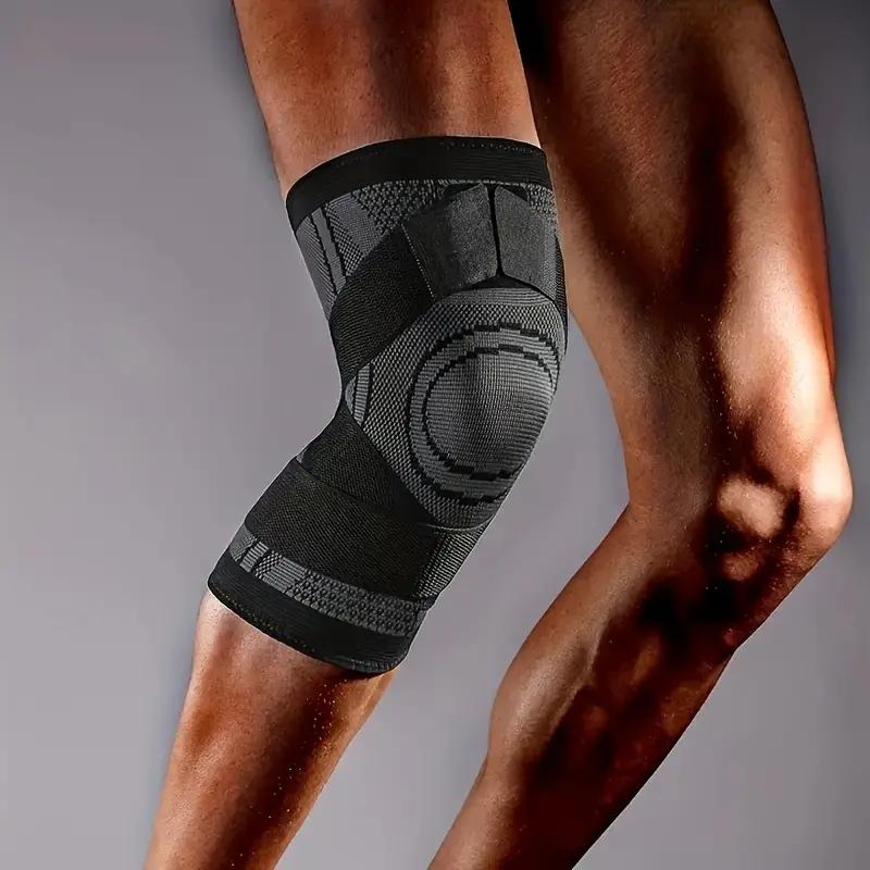 1 pièce Genouillère de Compression Respirante Pour le Sport, Et Soutien Articulaire - Genouillère Protectrice Haute Élastique Pour la Musculation, le Fitness