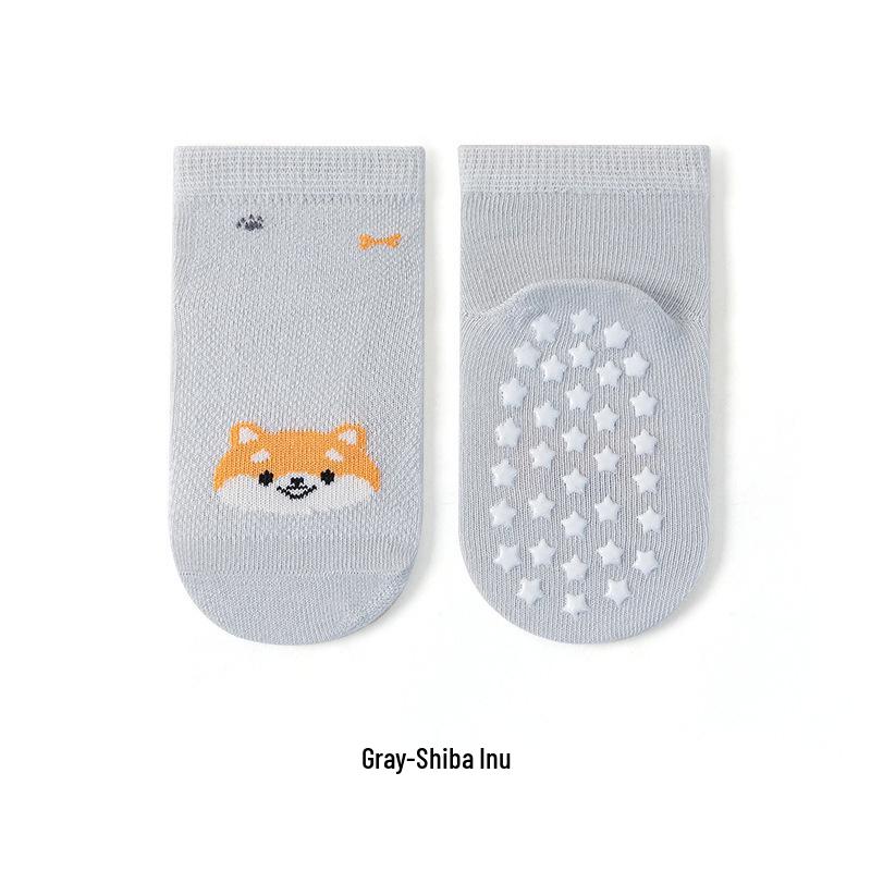 Breathable Non-Slip Baby Floor Socks for Spring/Summer - Infant Indoor Walking Cold Protection
