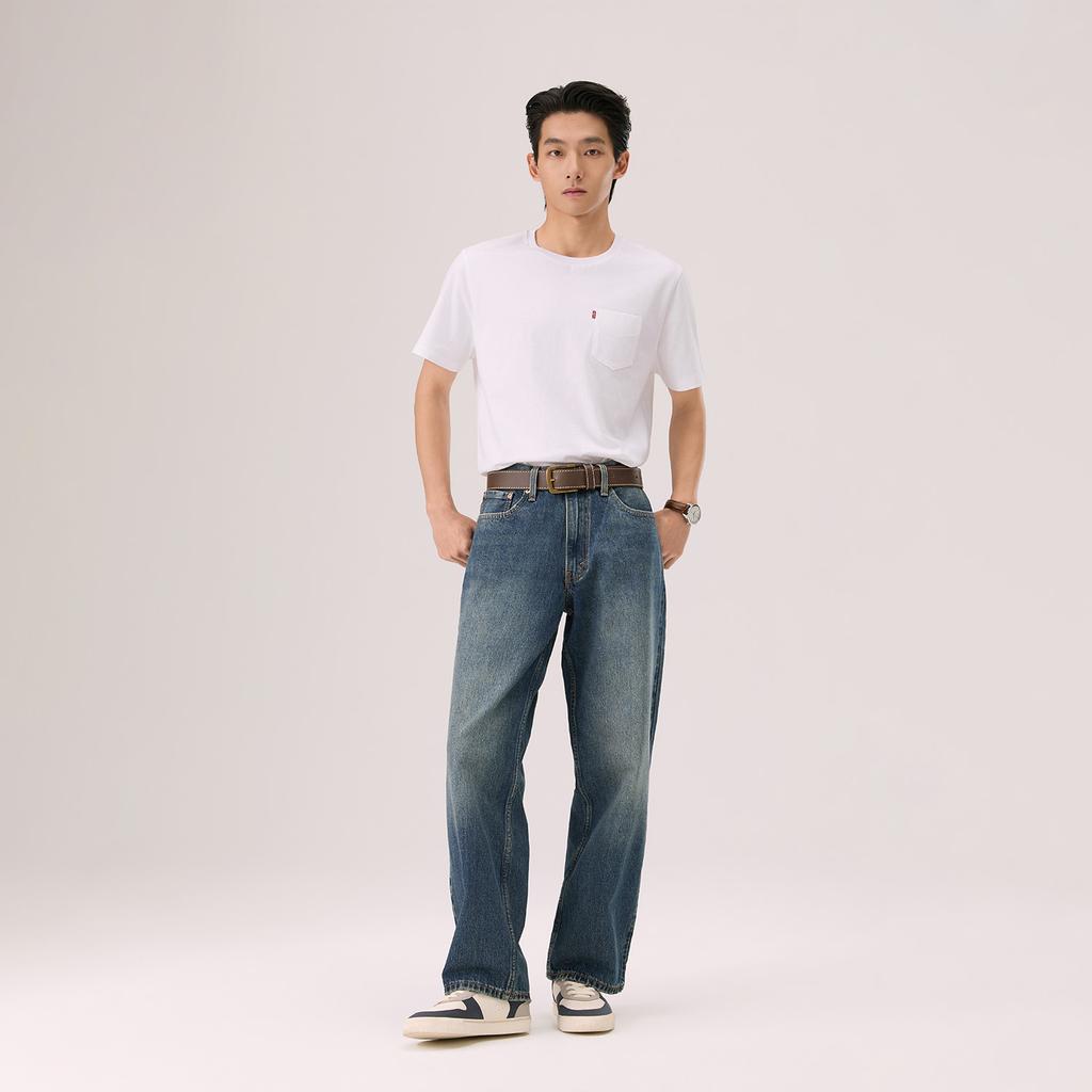 Levis Standard American Vintage Casual Cotton Knit Short Sleeve T-Shirt Unisex Tops 006WX-0001