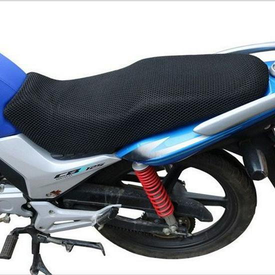 Leling Zhi Mai M3 Electric Scooter Seat Cover: Sun Protection, Heat Insulation, Breathable Honeycomb Mesh for All Seasons.