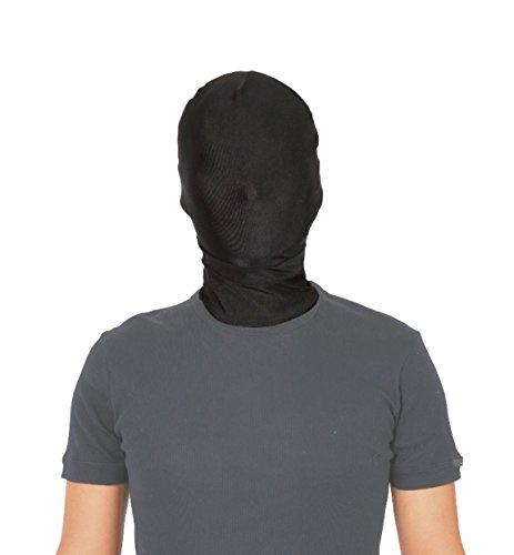 Clearstone Invisible Man Cosplay Halloween Full Body Zentai Suit, Pantex, Unisex, Black
