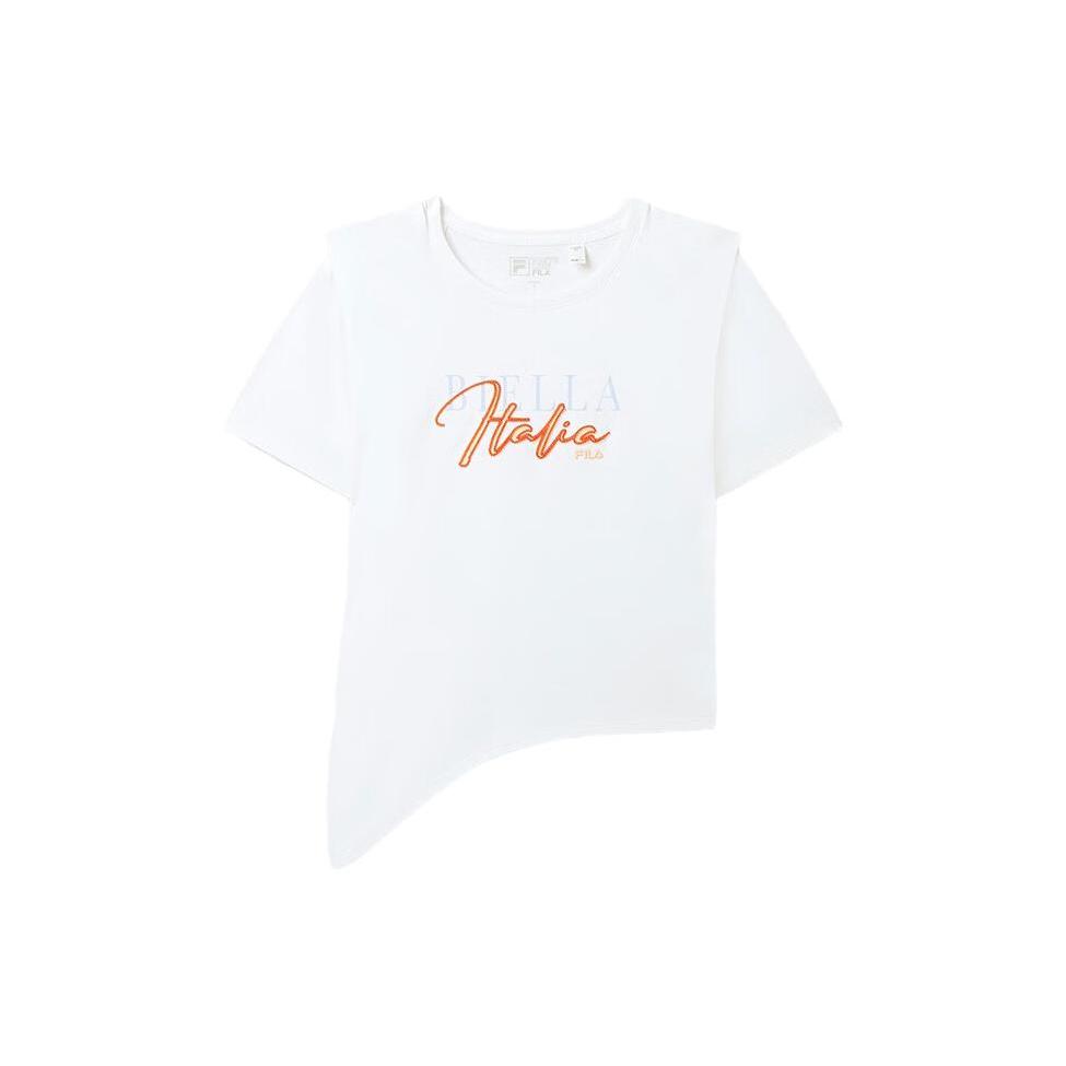 

New FILA Regular T Shirt Women s Standard White F11W327106FWT L