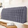 Elastic Upholstered Headboard Cover - Soft, Dustproof & Thickened Protector for Solid Wood Headboards