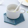 4/6Pc Silicone Trivet Mat And Hot Pads Hexagon Heat Resistant Multifuntion Kitchen Tool Counter Mat Silicone Placemat Pot Holder