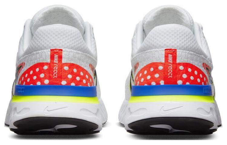 Nike React Infinity Run Flyknit 3 Premium White Volt Racer Blue DX1629-100