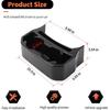 Rear Cup Holder for Jeep JL & JT,Rear Seat Storage Box Tray Organizer Floor Console Mounted Drink Holder Interior Accessories Compatible with Jeep