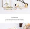 Elegant Glass Storage Box & Cosmetics Organizer Tray