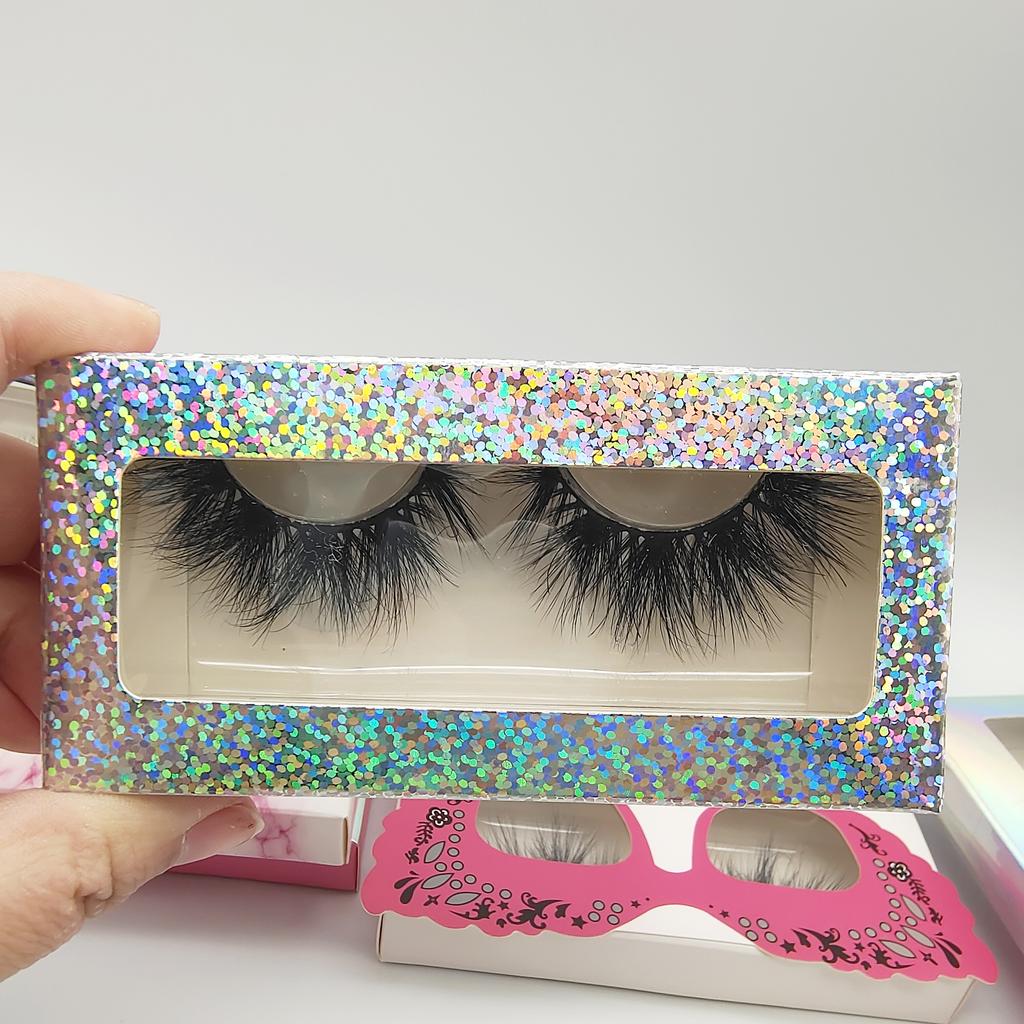 20 Pairs False Eyelashes 3d Faux Mink Lashes Natural Eyelashes 3d Faux Mink With Silk Eyelashes Private Label