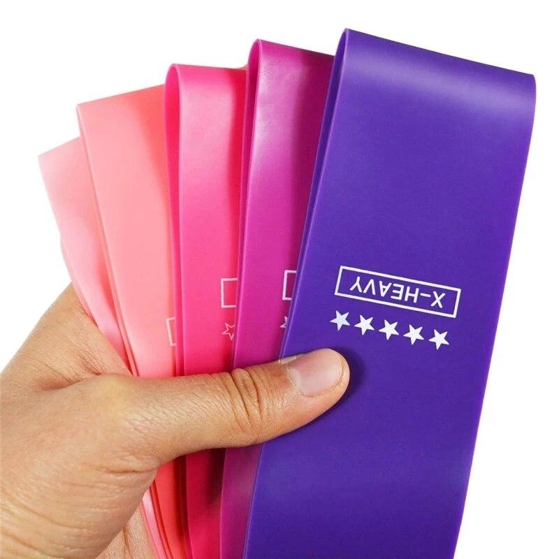 Elastiska band för Fitness Motståndsband Träning Gym Styrketräning Fitness Gummi Pilates Sport Crossfit Träningsutrustning