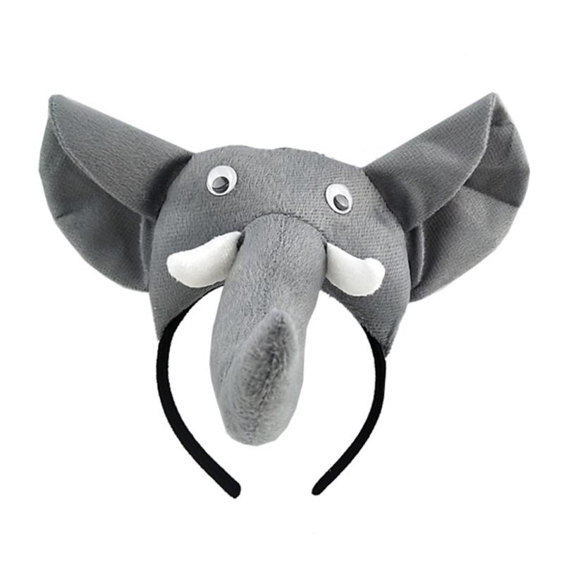 

Halloween Elephant Headbands Funny Elephant Headwear Hairbands Headwear Cartoon Hairbands Birthday Party 1