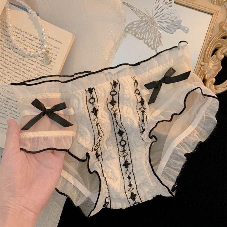 Girl Sweet Lady Sexy Lace Breathable Little Fairy Underwear Female