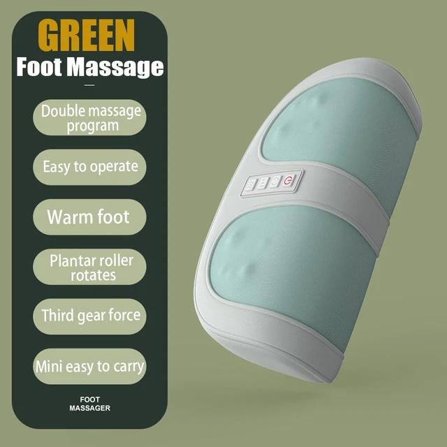 Electric Foot Massager Hot Compression Shiatsu Therapy Deep Kneading Roller Calf Muscle Relax Relief Legs Pain Fatigue Foot Spa