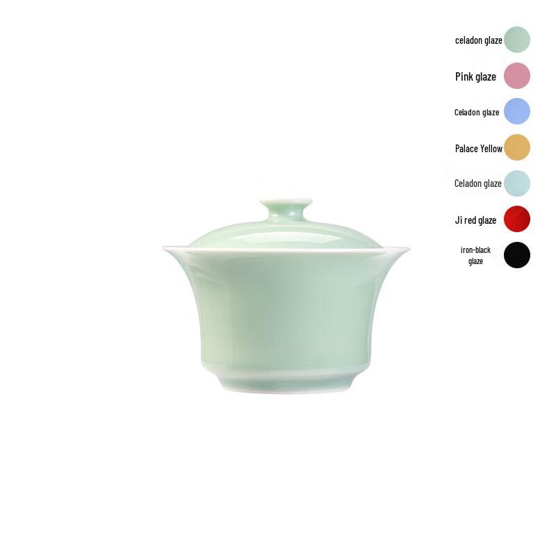 Jiagu Sitang Washed Clay Glazed Gaiwan