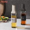 Premium Glass Oil Bottle Leak Proof Kitchen Storage Container for Olive Soy Sauce Liquid No Drip Design