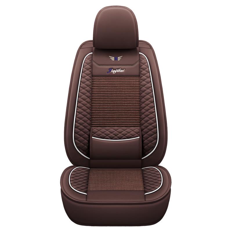 JJL Universal Full Wrap Car Seat Cushion - All Seasons, Solid Color, Sports Style