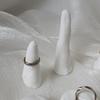 Creative hand-made gypsum ring holder display jewelry art display display placement frame jewelry photography props