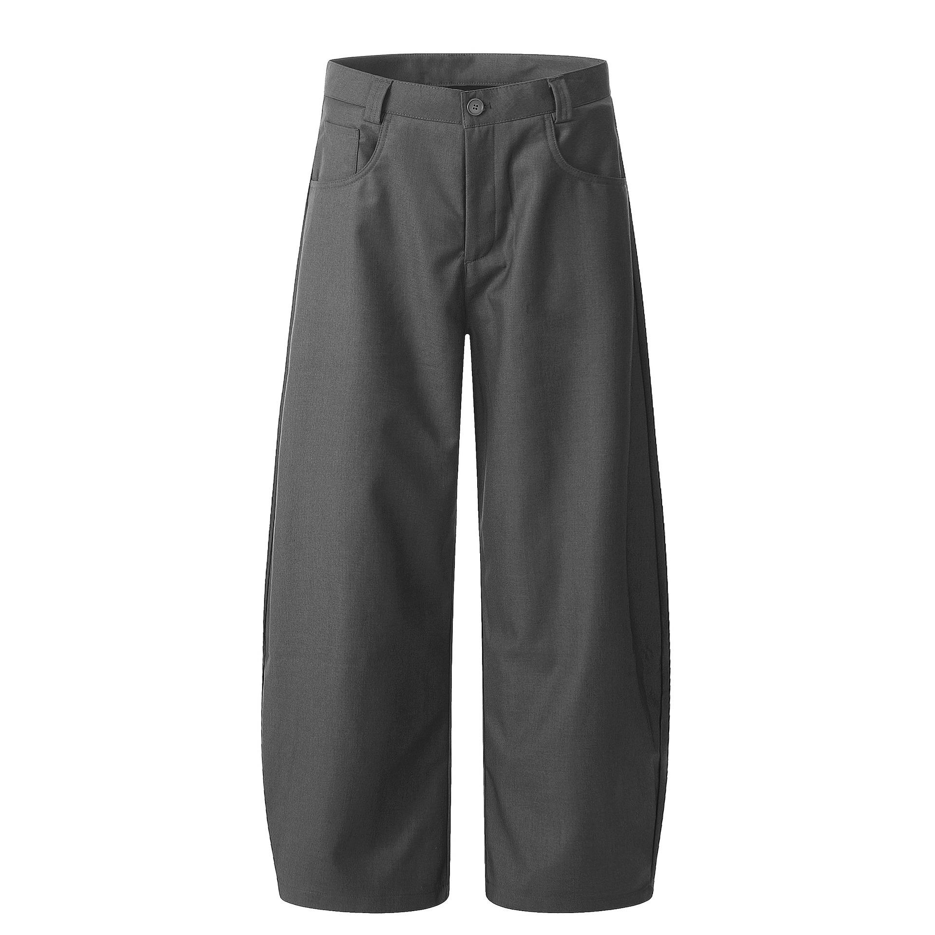 

JYL Men s Straight Pants American Premium Business Casual Spring Draped Bootcut Trousers XXL античний рубіновий колір