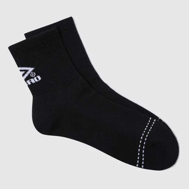 Crispy Taslan Cushioning Mid Socks Black UR223SSC59