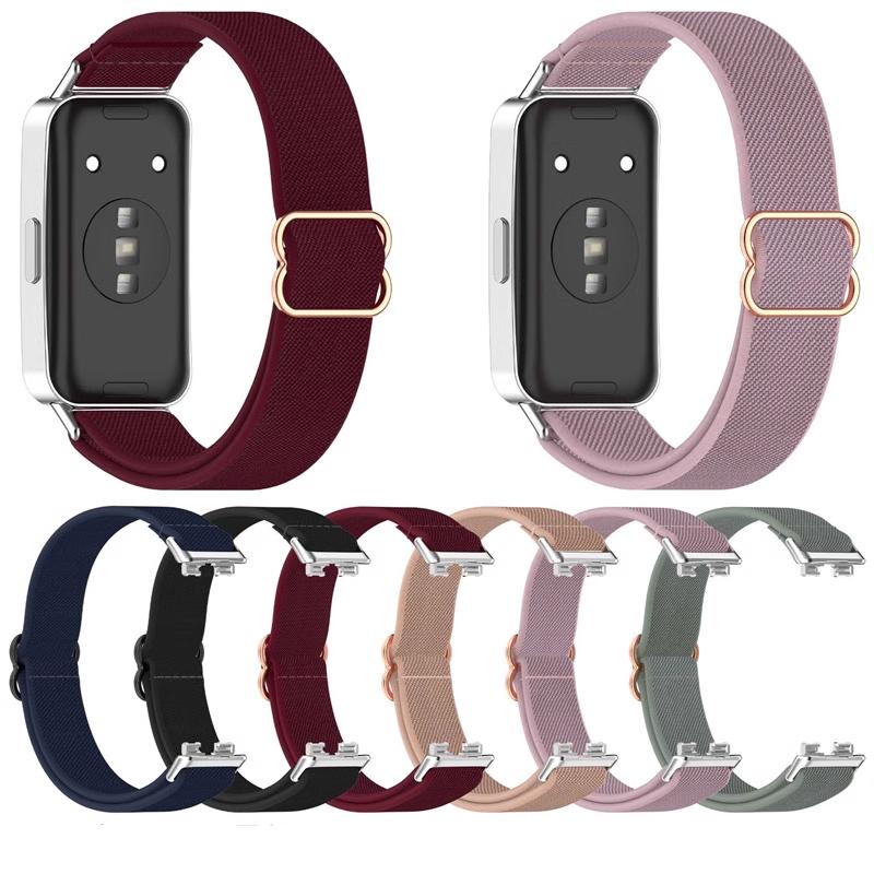 Straps For Huawei Band 10/9/8 Strap Accessories Scrunchie Sport Elastic Nylon Bracelet Pulseira Correa for Huawei Bands 9 8 NFC
