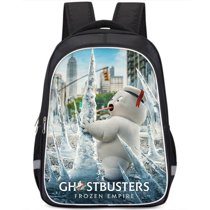 Ghostbusters Frozen Empire Oxford Backpack Stylish School Bag For Boys And Girls