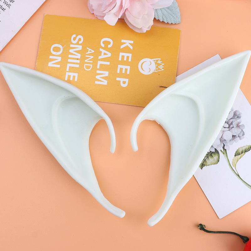Mysterious Angel Elf Ears Latex Ears for Fairy Cosplay Costume Accessories Halloween Decoration Photo Props Adult Kids Toys