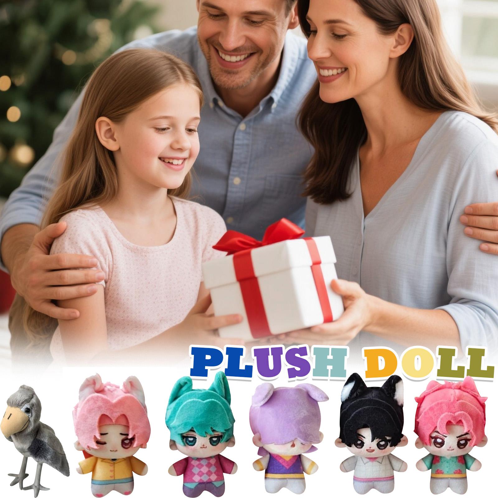 

Плюшевая кукла, Игрушка в подарок, Мультфильм, Детская тряпичная кукла, Детская подарочная подушка One Size