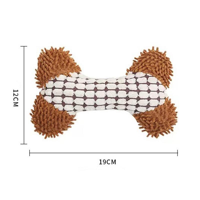 Hot Sale Durable Squeaky Plush Dog Toy - Chew & Molar Toy for Teeth Cleaning Soft Non-Toxic Interactive Pet Toy