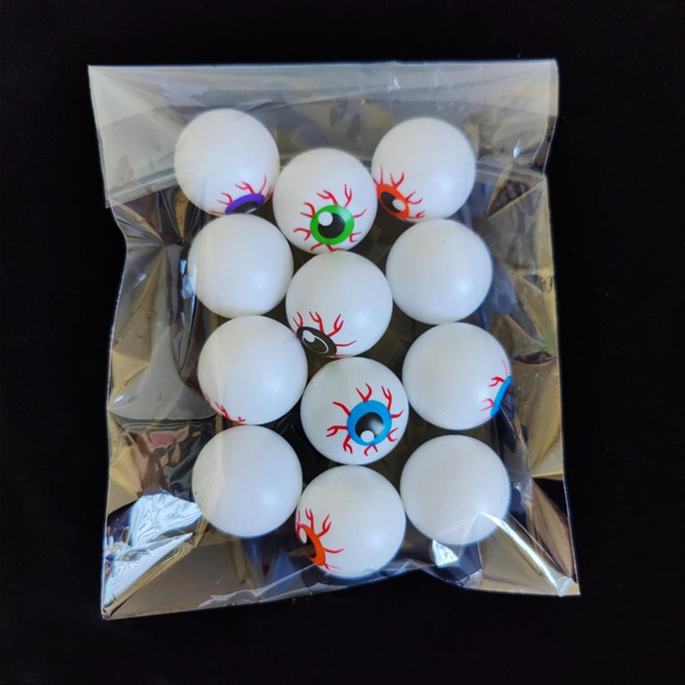 12Pcs Halloween Eyeballs Artificial Horror Scary Eye Balls Kids Trick Or Treat Prank Terror Props Halloween Decoration