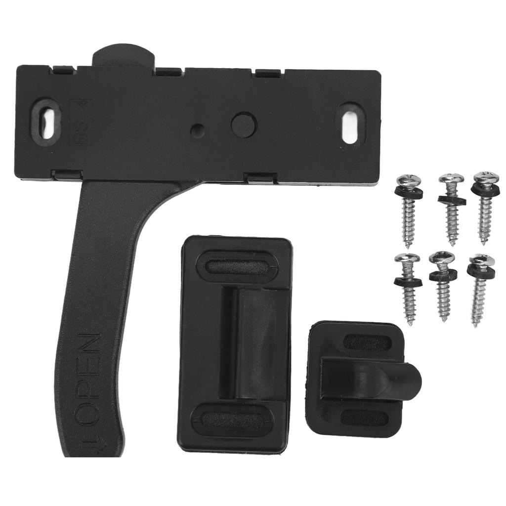 Screen Door Latch Zinc Alloy Screen Lock Right Hand Handle Kit for Motorhome Travel Trailer