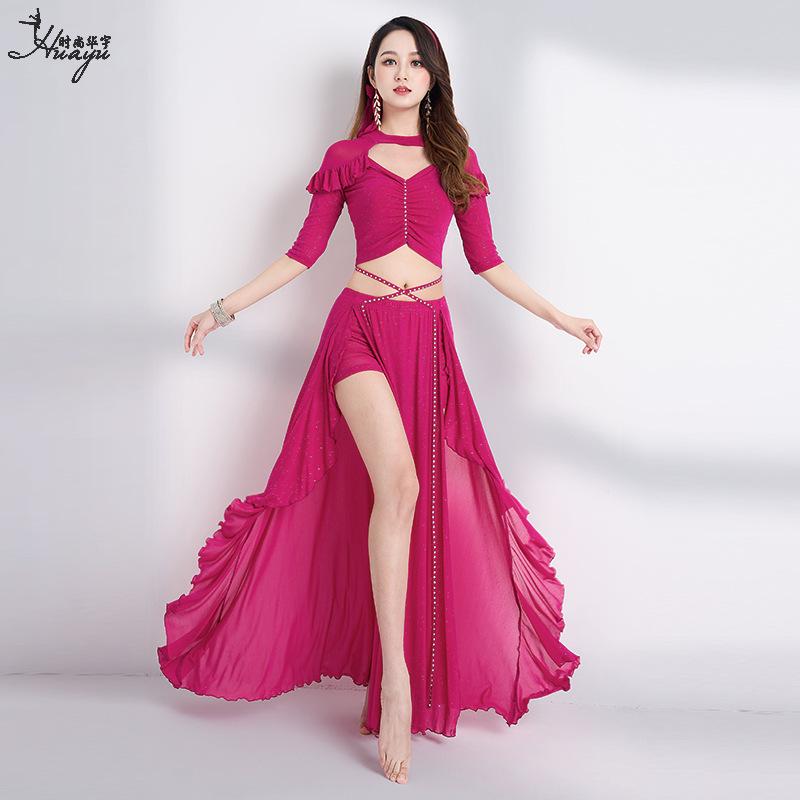 Huayu New Oriental Belly Dance Performance & Practice Costume Set in French Court Style