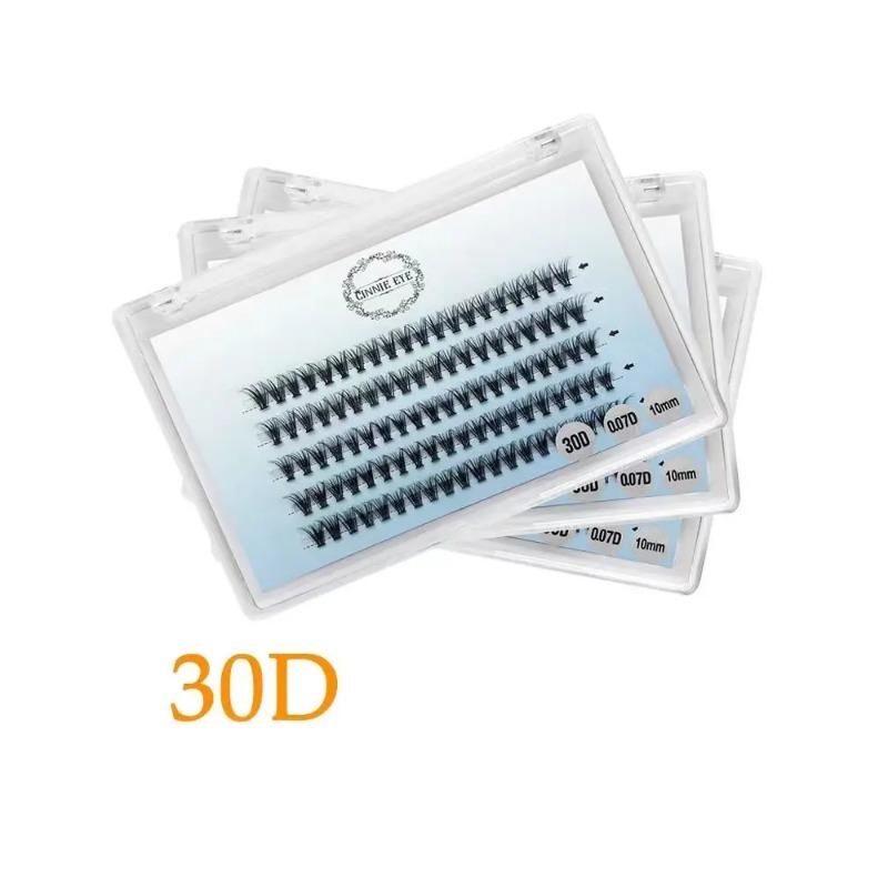 

100 пучков кластерных ресниц из натуральных волос, отдельные ресницы 20D/30D из искусственной норки, готовые веера «сделай сам», 8–16 смешанных нижних накладных ресниц C&0.07mm&13mm