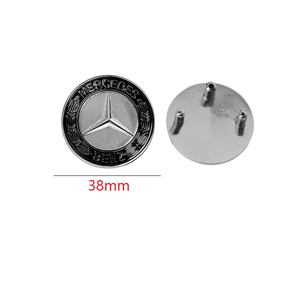 Hot Car Sticker Car Front Hood Emblem Sticker Bonnet Badge Car Accessories For Mercedes Benz W204 W124 W201 W202 W212 W220 W205