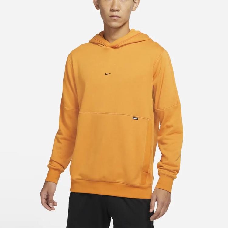 Nike Sweatshirts Men's Orange Hooded Moderate Regular DC9025-738