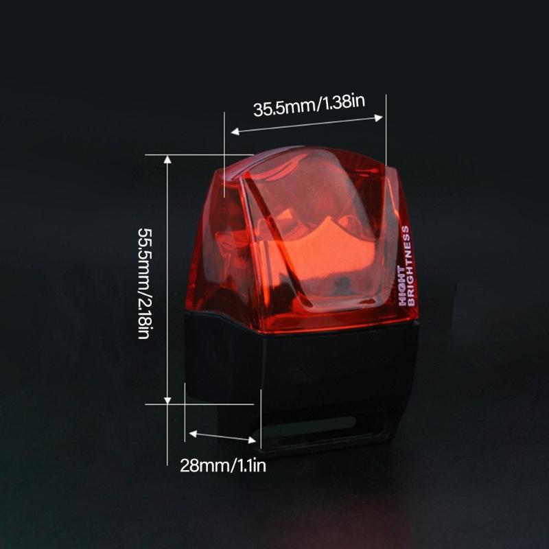Magnetic Mount Bicycles Tail Lamp Commuters Bike Light Outdoor Cycling Tail Lamp for Safe Night Cycling