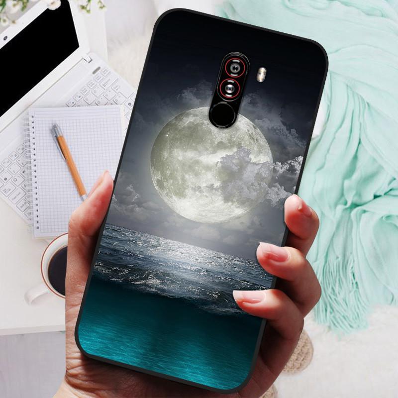 For xiaomi mi pocophone f1 Cases Cat Painted Soft TPU Silicone Phone Cover For xiaomi poco F1 Case PocofoneF1 Case Coque Etui