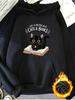 Unisex Fall Autumn Y2K Black Cat Book Cats & Books Graphic Hoodie Hooded Sweatshirt Print Casual Top for Daily Wear Weekend Trave